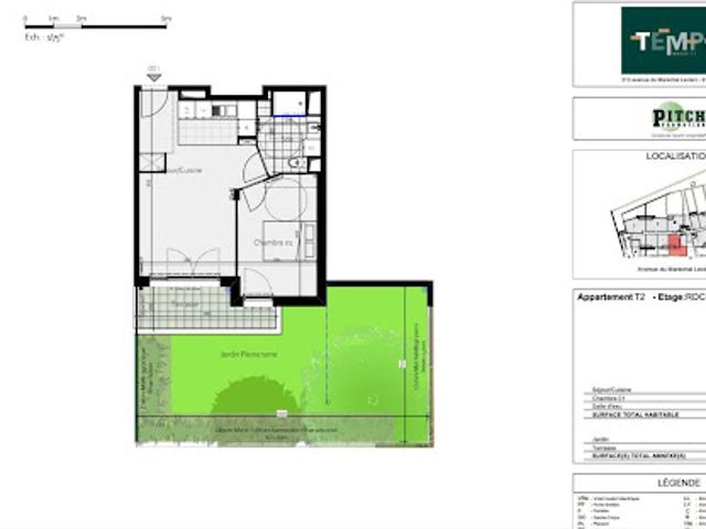 Location Appartement 2 pièces 41 m2 Massy