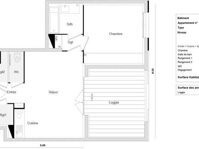 Location Appartement 2 pièces 47m² TOULOUSE 31400