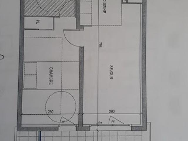 Location Appartement 2 pièces 44 m2 Marseille 3ème