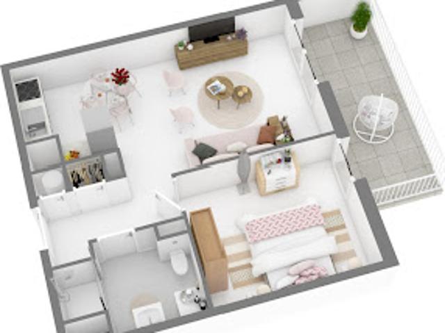 Location Appartement 2 pièces 45 m2 Mont de Marsan