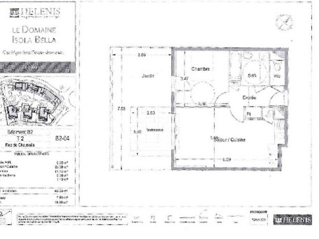 Location Appartement 2 pièces 46.5 m2 Perols