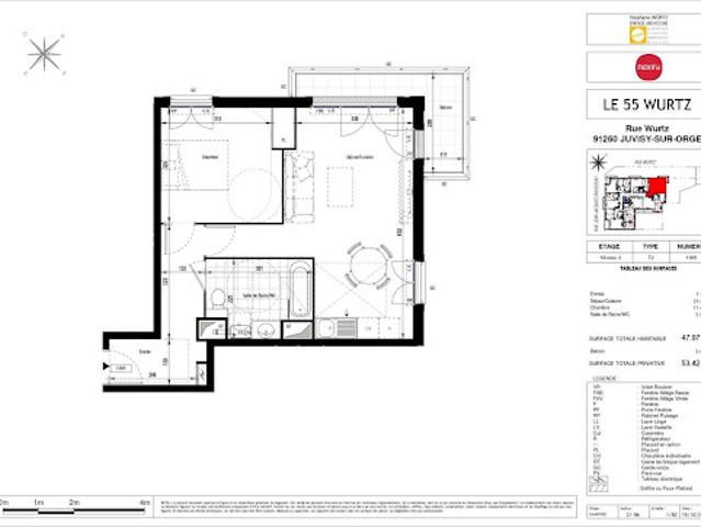 Location Appartement 2 pièces 48 m2 Juvisy sur Orge
