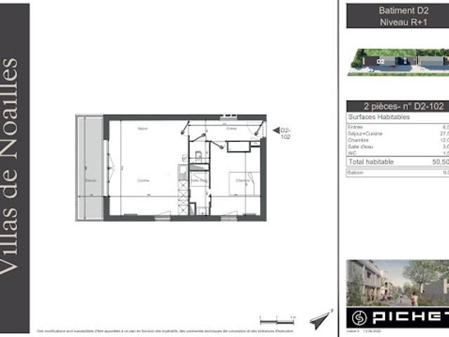 Location Appartement 2 pièces 50.5 m2 Sainte genevieve des bois