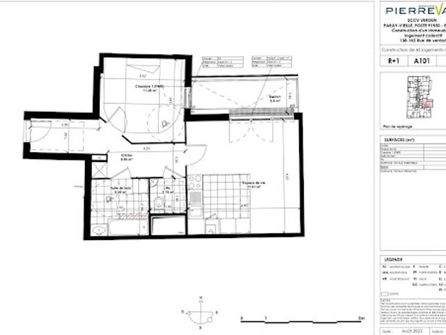 Location Appartement 2 pièces 50 m2 Paray Vieille Poste