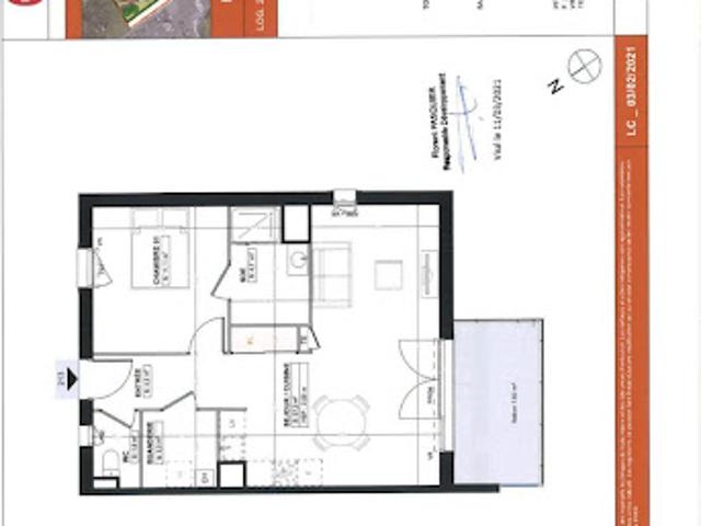 Location Appartement 2 pièces 50 m2 Pau
