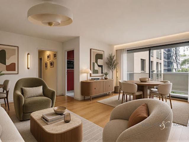 Location Appartement 2 pièces 51 m2 Paris 20ème