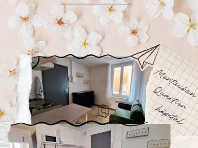 Location Appartement 2 pièces 20.00 m² montauban