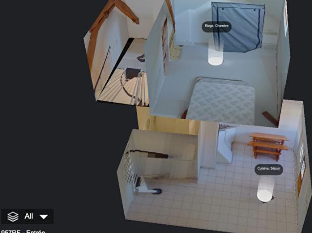Location appartement 2 pièces, 33.00m², Longué Jumelles