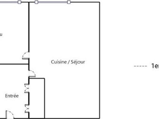 Location Appartement 2 pièces 30.38 m2 Sainte genevieve des bois