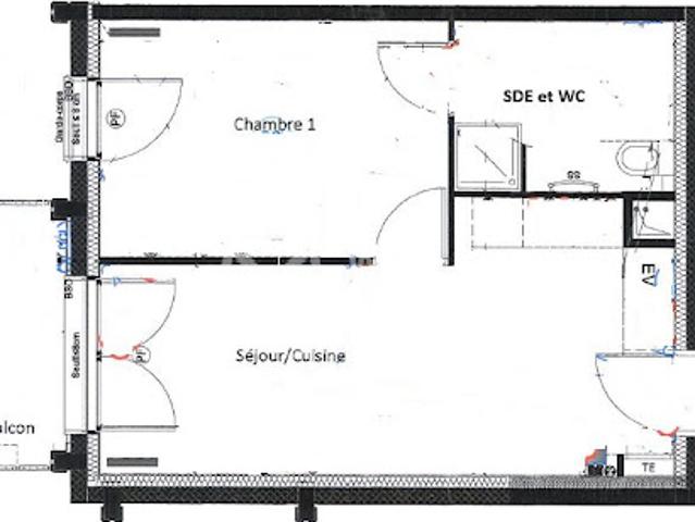 Location Appartement 2 pièces 35.7 m2 Villeurbanne
