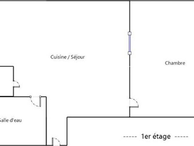 Location Appartement 2 pièces 36.56 m2 Sainte genevieve des bois