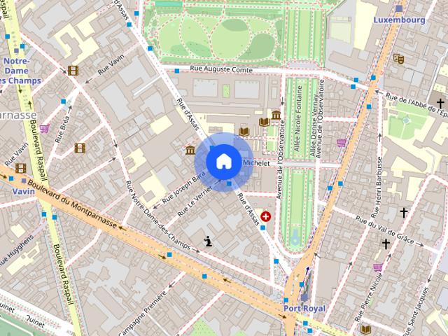 Location appartement 2 pièces à Paris, Rue du Cherche Midi