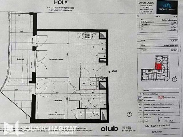 Location appartement 2 pièces Cesson Sévigné 35