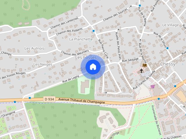 Location Appartement 2 pièces CHESSY 77700