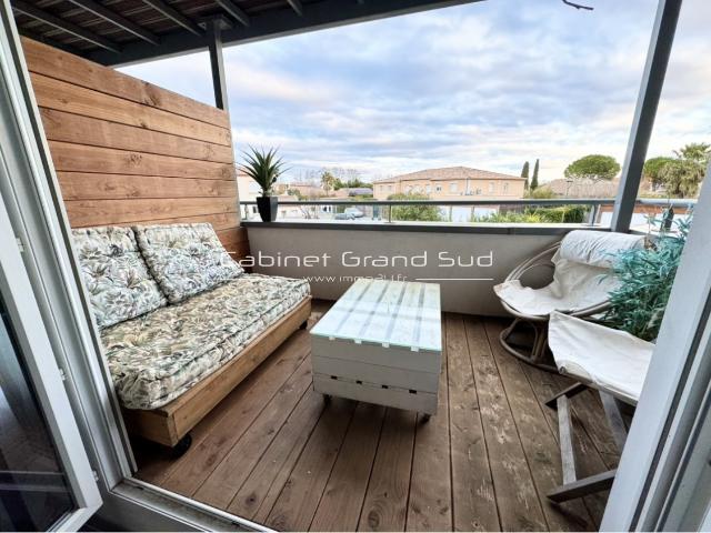Location Appartement 2 pieces de 36m2 avec Terrasse et parking à Candillargues