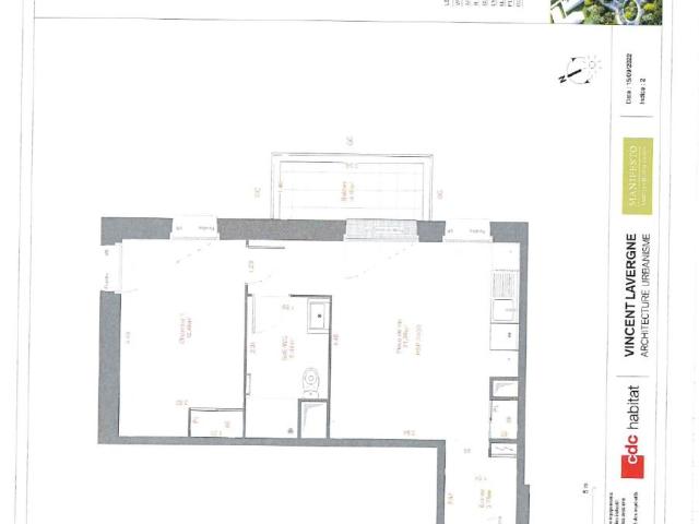Location appartement 2 pièces DUGNY 43m² à 820.44€/mois CDC Habitat