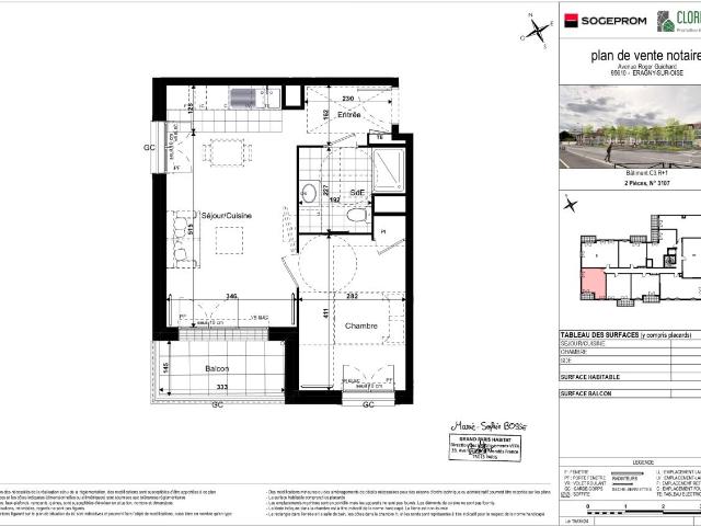 Location appartement 2 pièces ERAGNY 43m² à 922.84€/mois CDC Habitat