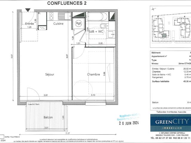 Location appartement 2 pièces LABARTHE SUR LEZE 45m² à 615.29€/mois CDC Habitat