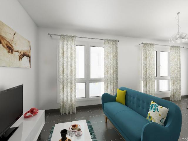 Location appartement 2 pièces MARSEILLE 38m² à 823.41€/mois CDC Habitat