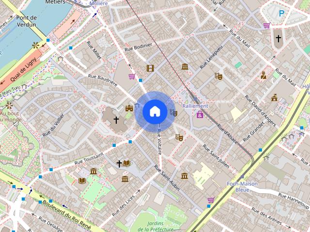 Location Appartement 2 pièces Meublé 35m² ANGERS 49100