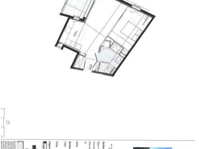 Location appartement 2 pièces Nantes Île de Nantes 44