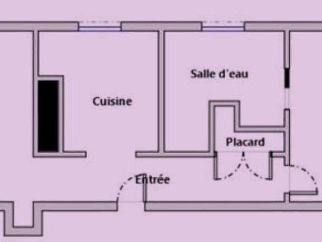 Location appartement 2 pièces Paris 15e 75