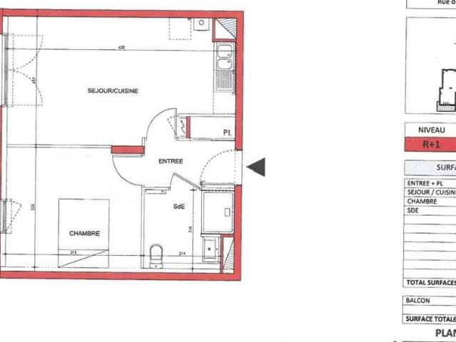 Location appartement 2 pièces Pornic 44
