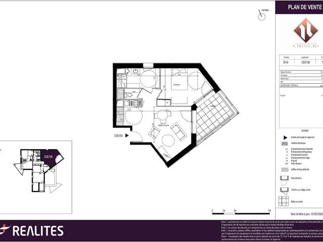 Location appartement 2 pièces Rennes 35