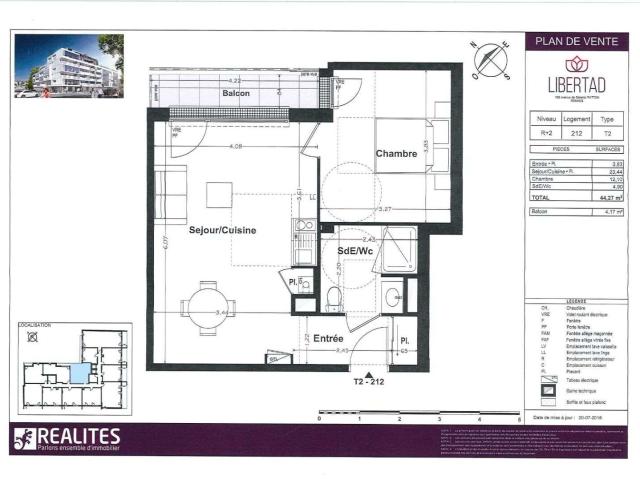 Location appartement 2 pièces Rennes 35