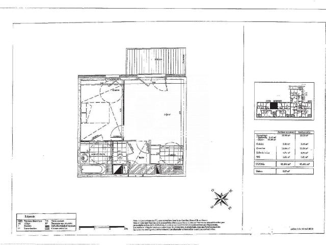 Location appartement 2 pièces Saint Herblain Nord Beauséjour 44