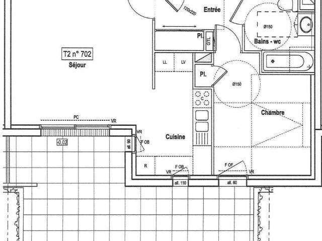 Location appartement 2 pièces Sainte Luce sur Loire 44