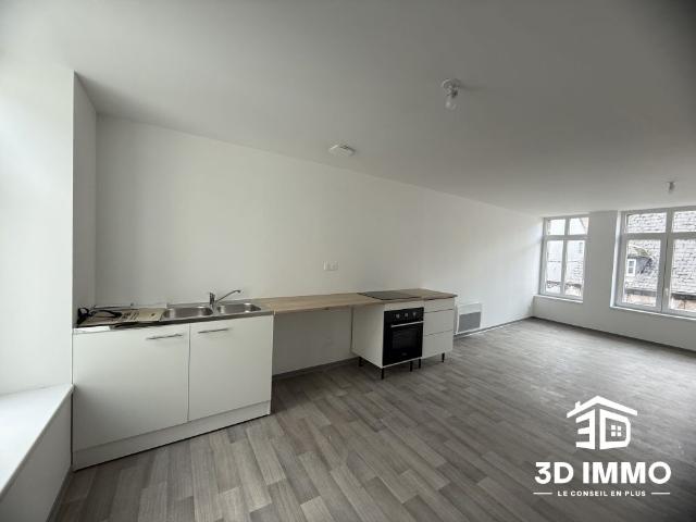 Location Appartement 3 pièces 48m² AVESNES SUR HELPE 59440