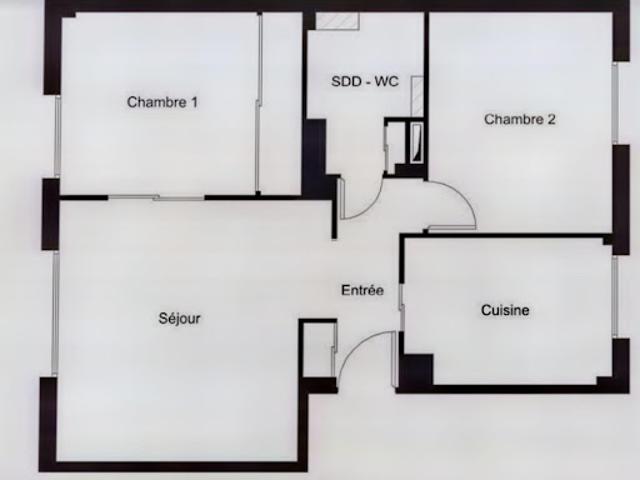 Location Appartement 3 pièces 50 m2 Versailles