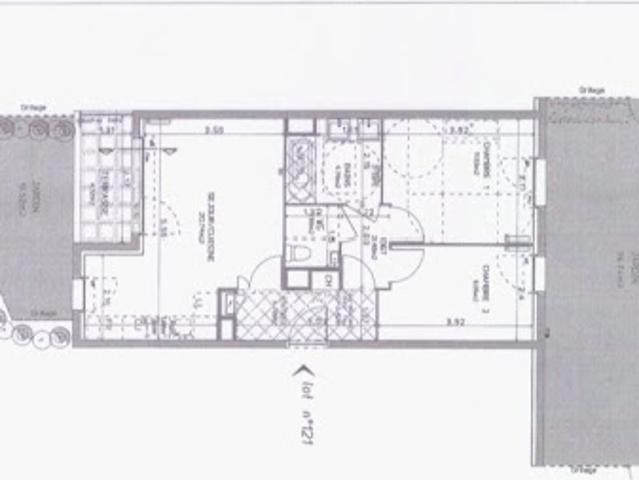 Location Appartement 3 pièces 56 m2 Lyon 8ème
