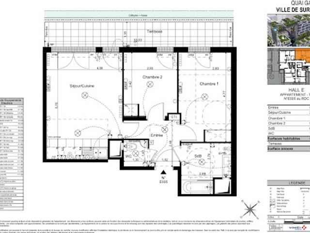 Location Appartement 3 pièces 59 m2 Suresnes