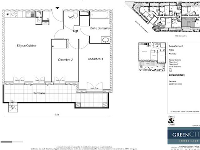 Location Appartement 3 pièces 61 m2 Villiers sur Marne