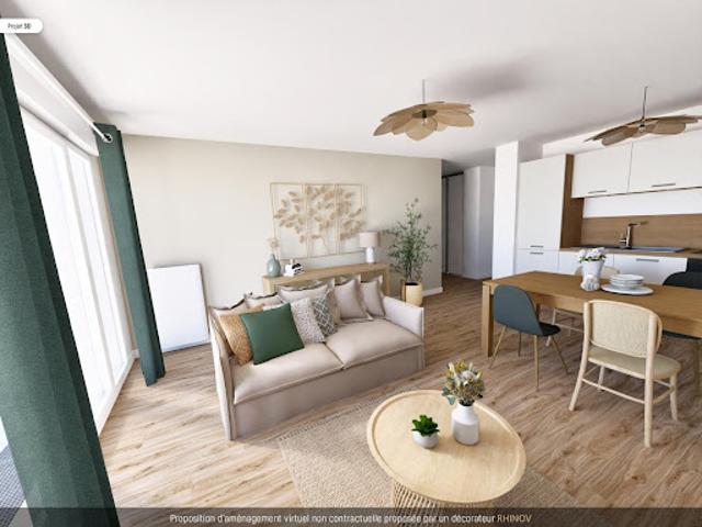 Location Appartement 3 pièces 61 m2 Rouen