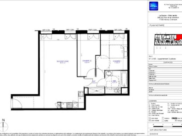 Location Appartement 3 pièces 67 m2 Moissy Cramayel