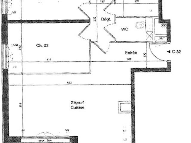 Location Appartement 3 pièces 64.93 m2 Villeurbanne