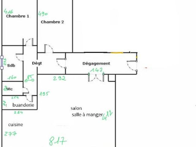 Location Appartement 3 pièces 77 m2 Meaux