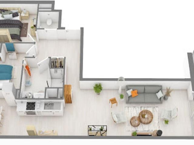 Location Appartement 3 pièces 76 m2 Nantes