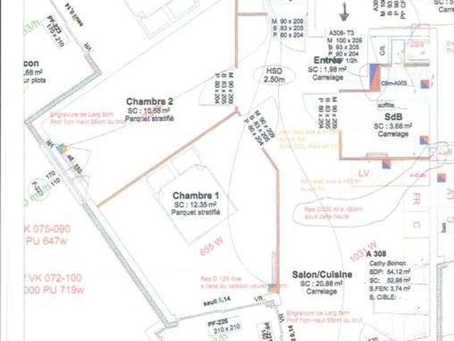 Location appartement 3 pièces Tassin la Demi Lune 69
