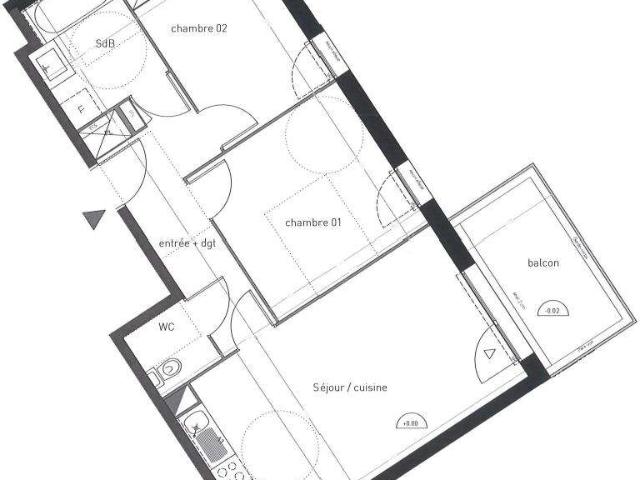 Location appartement 3 pièces Vertou 44