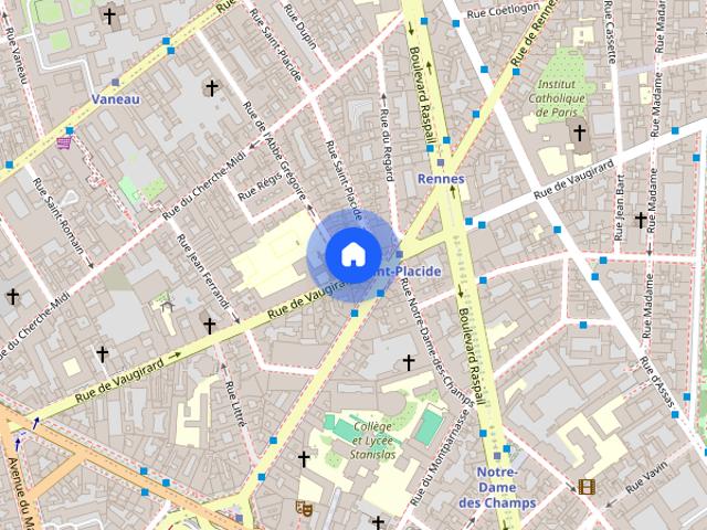 Location appartement 3 pièces à Paris, Rue de Vaugirard