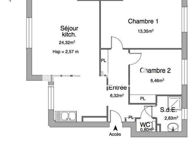 Location appartement 3 pièces Brest Pen Ar Creach Petit Paris 29