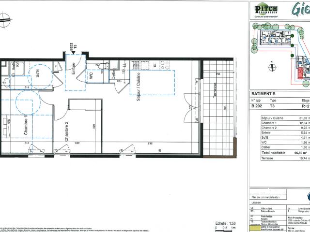 Location appartement 3 pièces FREJUS 67m² à 920.98€/mois CDC Habitat