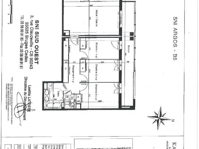 Location appartement 3 pièces HENDAYE 62m² à 813.55€/mois CDC Habitat