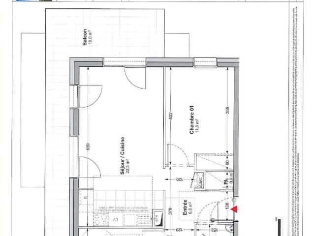 Location appartement 3 pièces HUNINGUE 60m² à 787.87€/mois CDC Habitat