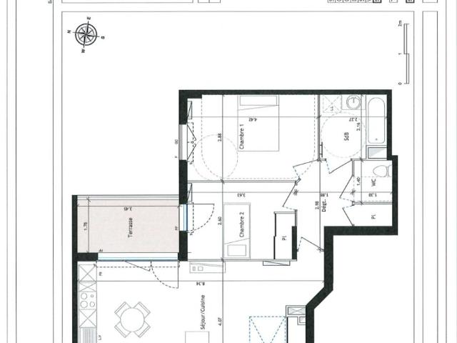 Location appartement 3 pièces HYERES 65m² à 936.07€/mois CDC Habitat
