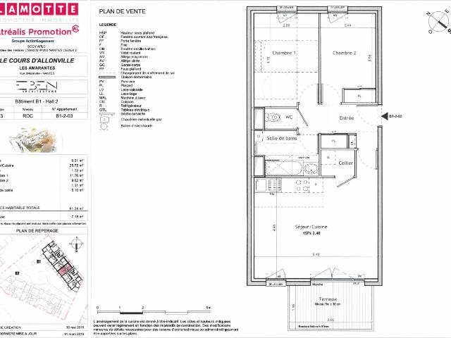 Location appartement 3 pièces Nantes Saint Clément Jardin des plantes 44